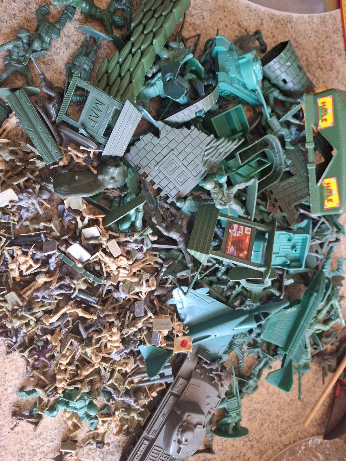 verzameling vintage soldaatjes, Ophalen of Verzenden, Gebruikt