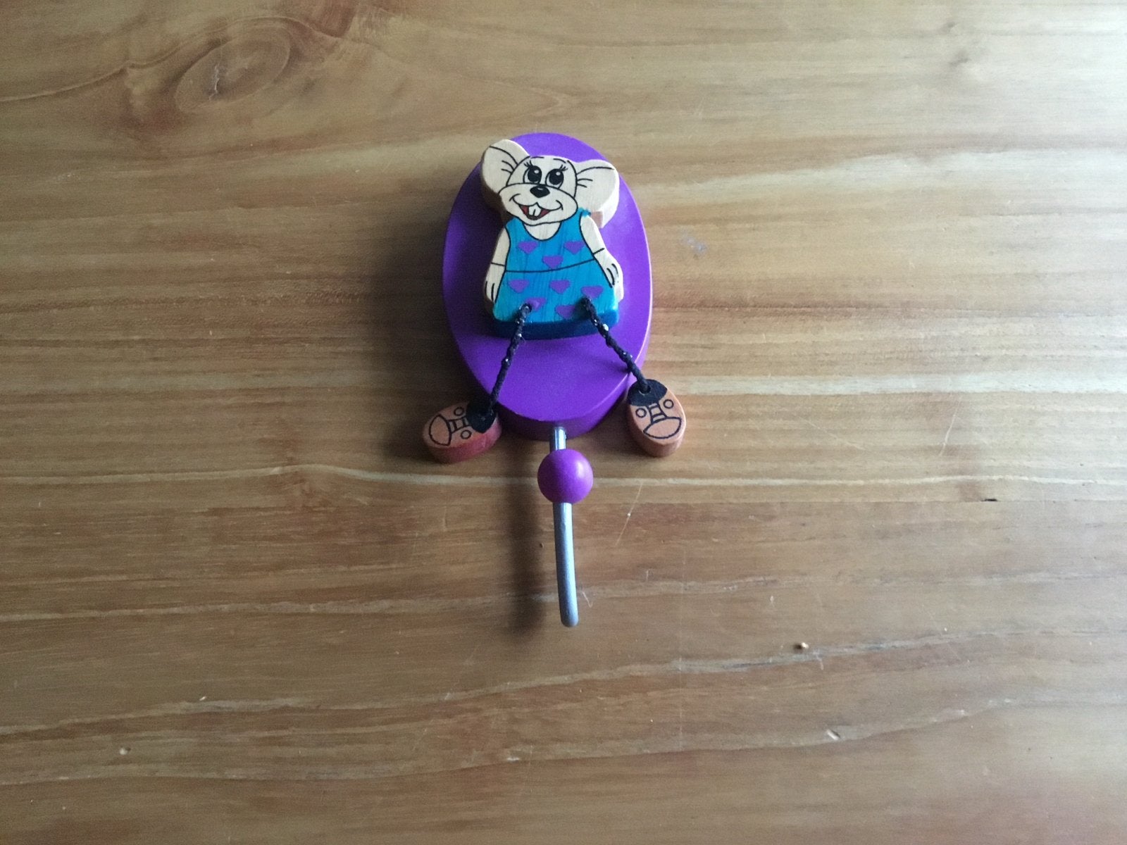 Leuke Kinder Kapstokhaak - Muismotief, Huis en Inrichting, Gebruikt, Wandhaken, Ophalen of Verzenden, Minder dan 100 cm