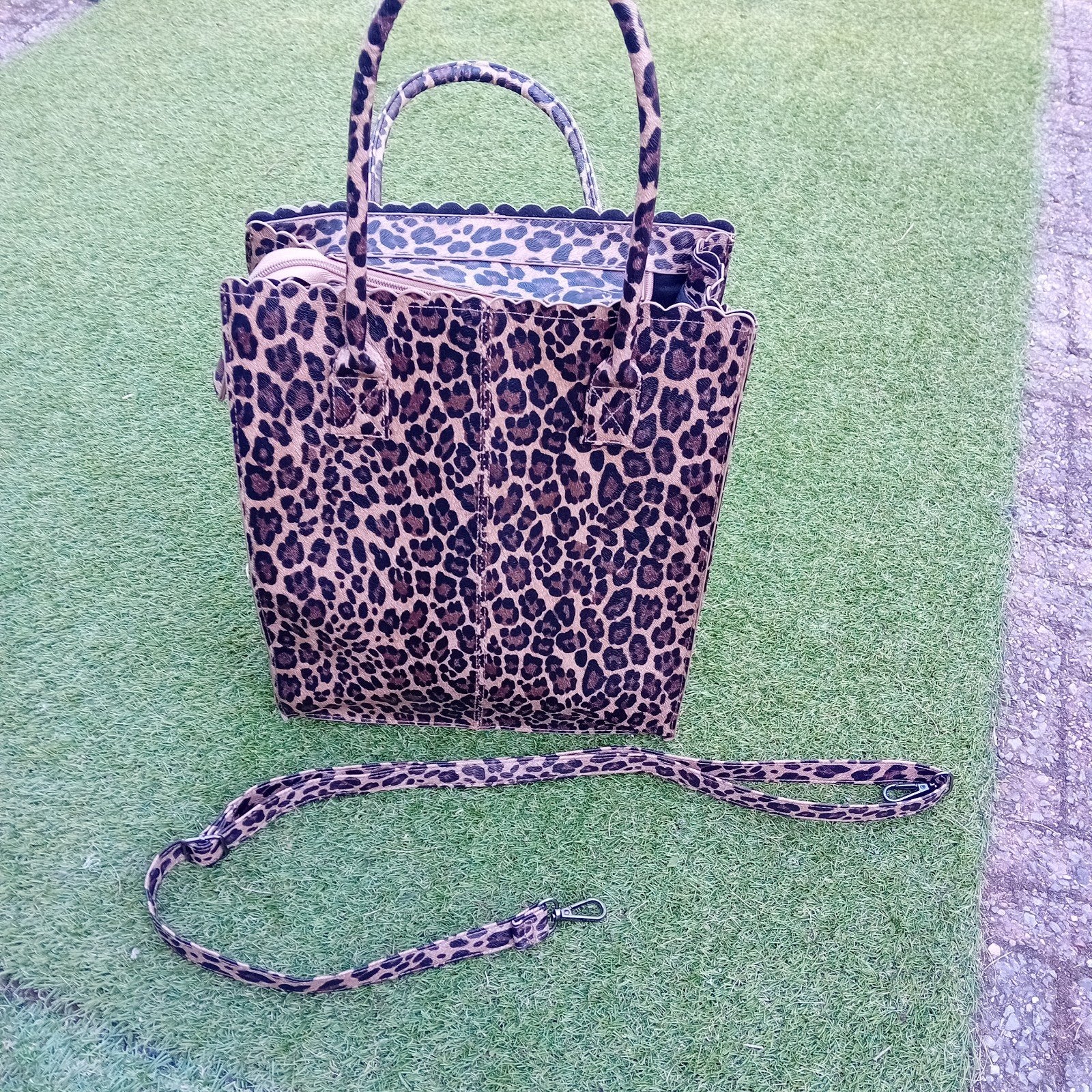 leuke tijger Shopper, Verzenden, Nieuw, Beige, Shopper