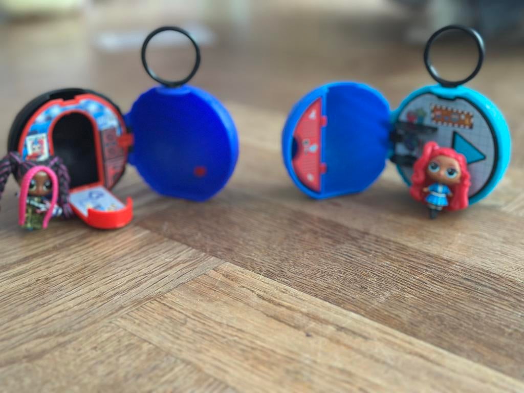 LOL Surprise: 2 mini figuurtjes met balhuisjes, Ophalen of Verzenden, Zo goed als nieuw, Overige typen