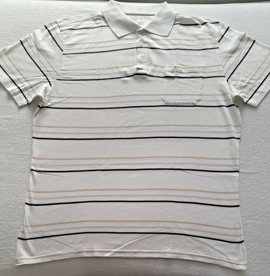 Gestreepte heren polo, mt. L, Kleding | Heren, Polo's, Ophalen of Verzenden, Zo goed als nieuw, Maat 52/54 (L)
