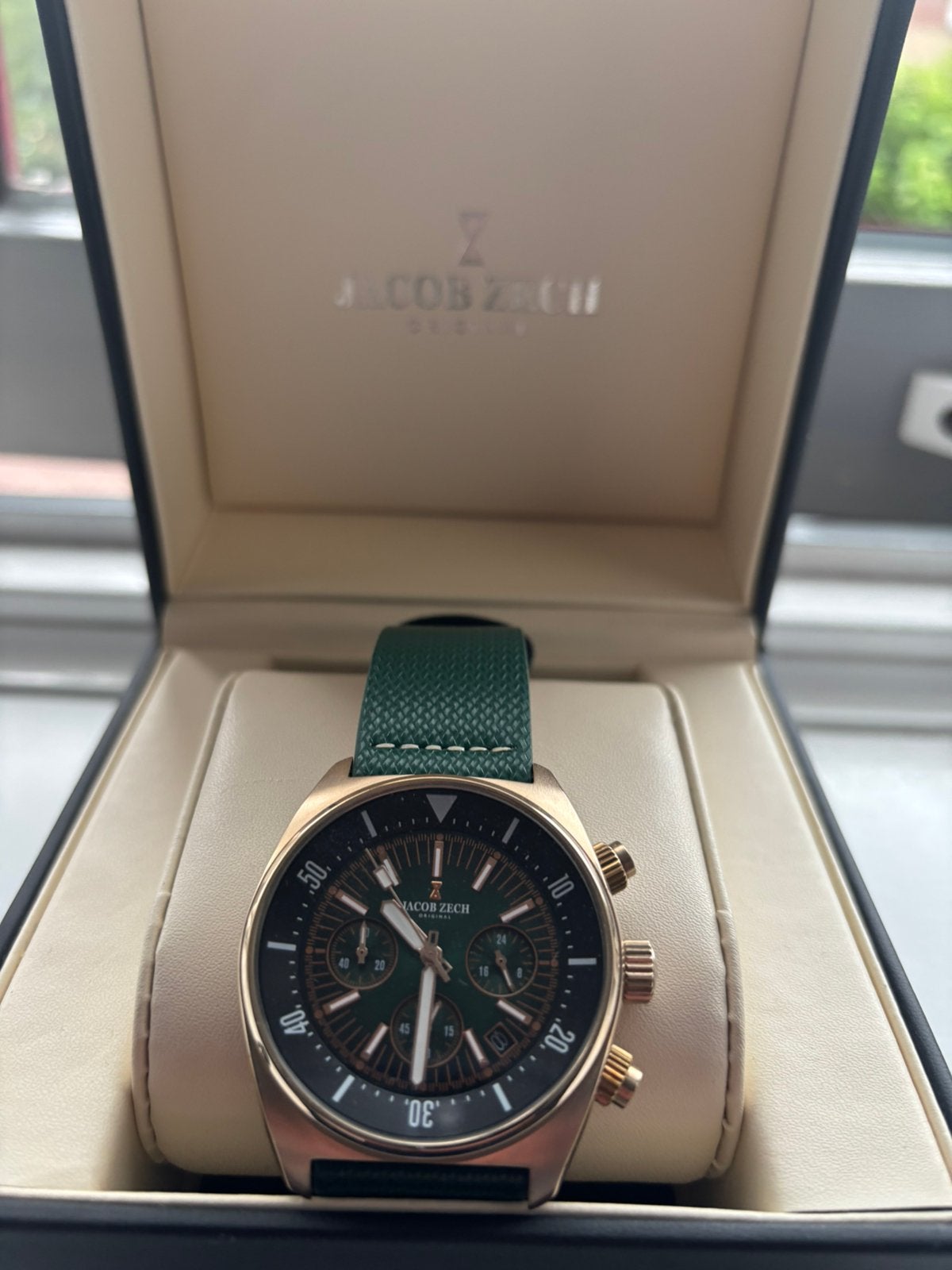 Horloge Jacob Zech nieuw!!, Sieraden, Tassen en Uiterlijk, Ophalen of Verzenden, Zo goed als nieuw, Overige merken
