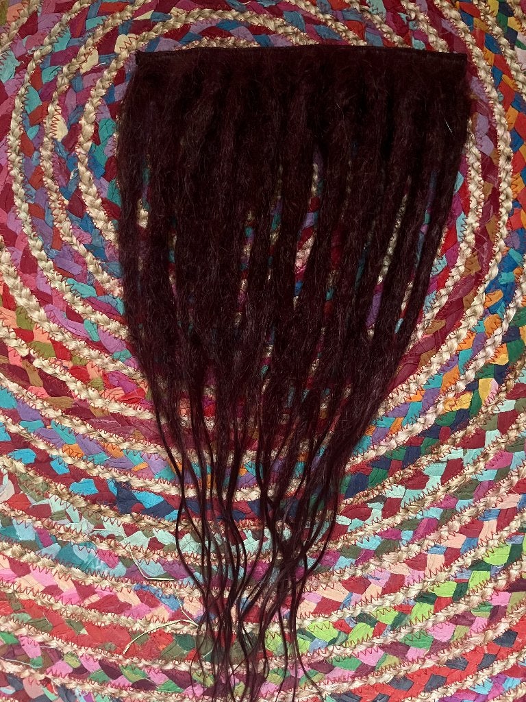 dreads19 wat dikkere human hair clip extensions nu voor 125€, Sieraden, Tassen en Uiterlijk, Uiterlijk | Haarverzorging, Ophalen of Verzenden