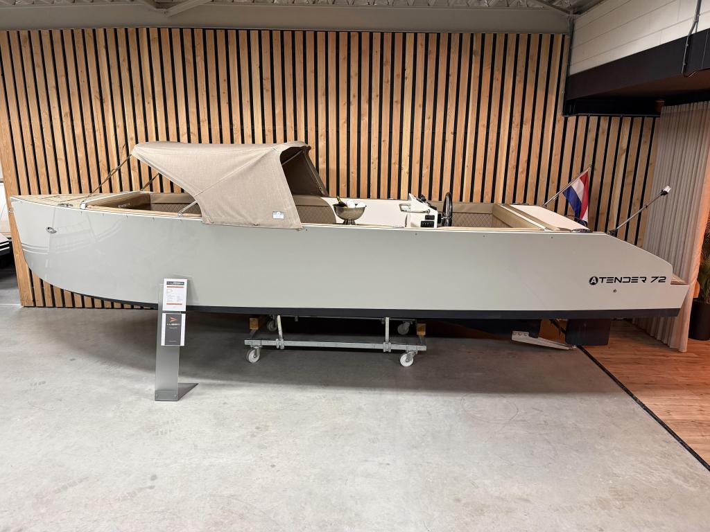 Nieuwe! ATENDER 72 '42PK VETUS' BOEGSCHR AUDIO! LED CARBON!, Watersport en Boten, Sloepen, Zo goed als nieuw, Tender, Overige merken