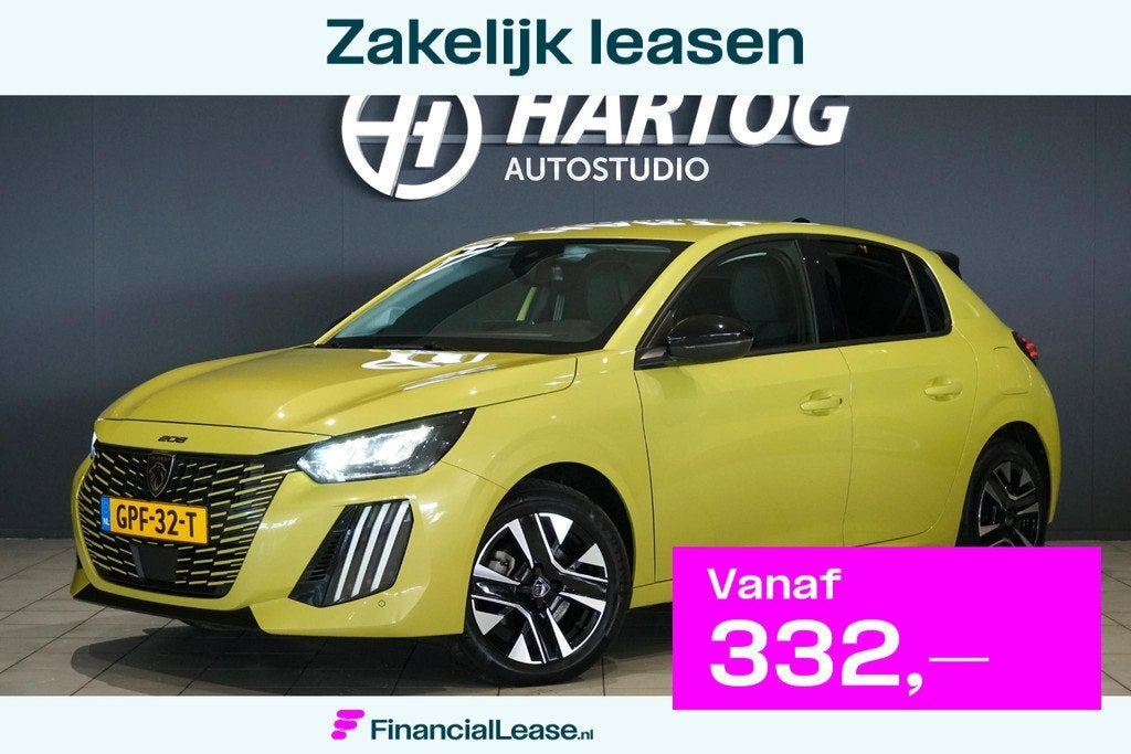 Peugeot 208 1.2 Hybrid 100 e-DCS6 Allure + ADAPTIEVE CRUISE, 1195 kg, Gebruikt, Euro 6, 1199 cc