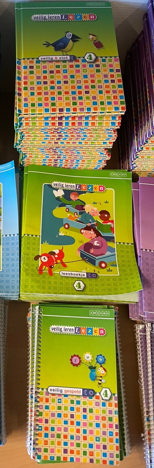 Veilig leren lezen zon/maan 4 boeken, Ophalen of Verzenden, Gelezen, Overige niveaus, Nederlands