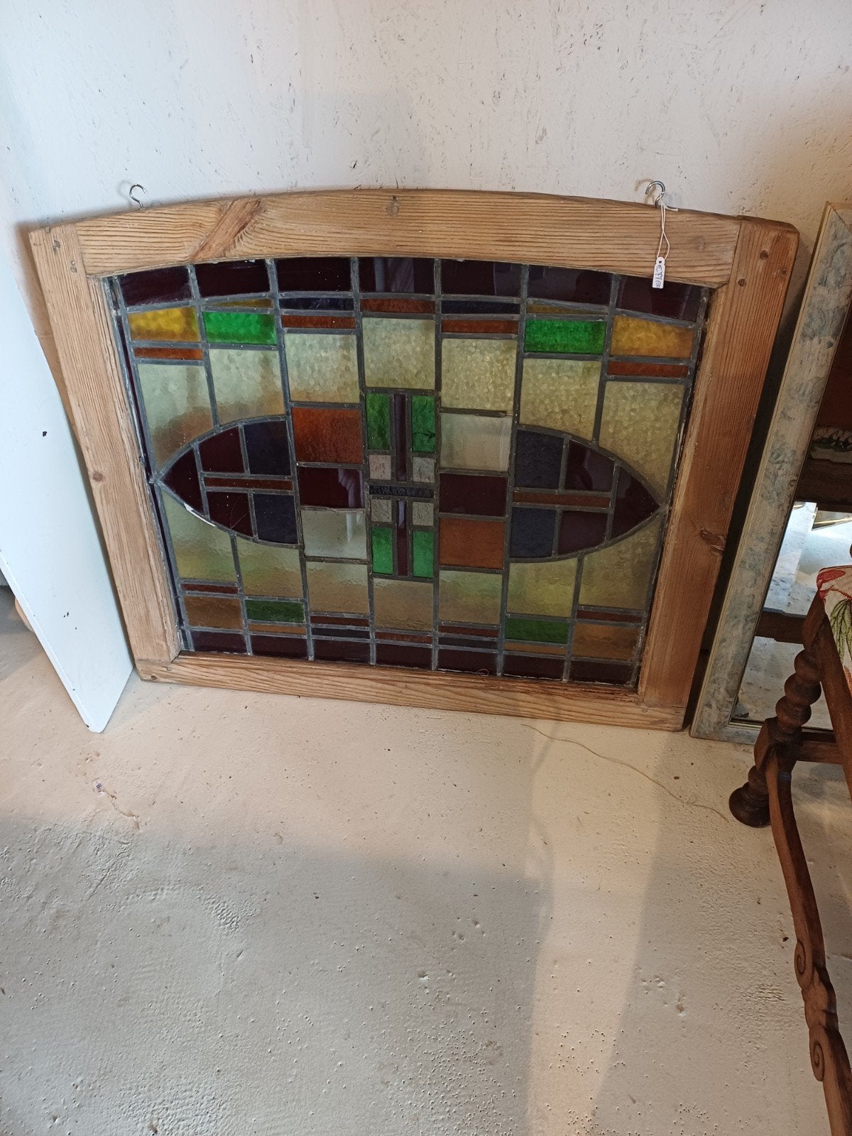 Glas in Lood Raam, Antiek en Kunst, Curiosa en Brocante, Ophalen