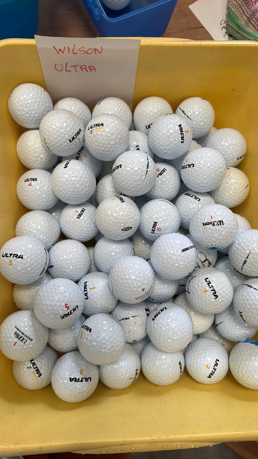 Wilson Ultra golfballen 50 stuks, Ophalen of Verzenden, Zo goed als nieuw, Bal(len)
