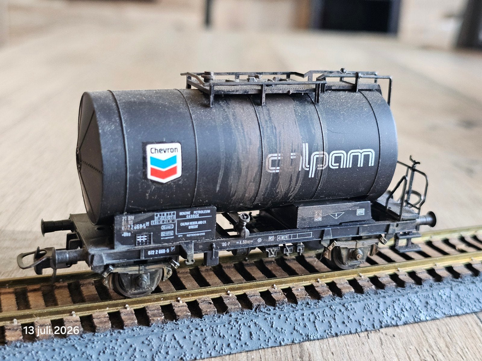 Roco HO Chevron ketelwagen - modeltrein, Ophalen of Verzenden