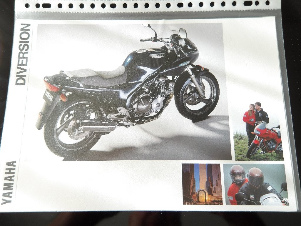 Yamaha Diversion Motorfietsfolder, Ophalen of Verzenden, Yamaha