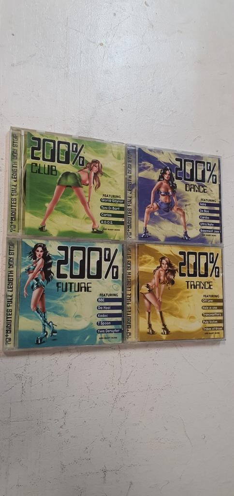 200% Club Dance Future Trance  4 cd's, Cd's en Dvd's, Cd's | Dance en House, Ophalen of Verzenden, Gebruikt, Dance Populair