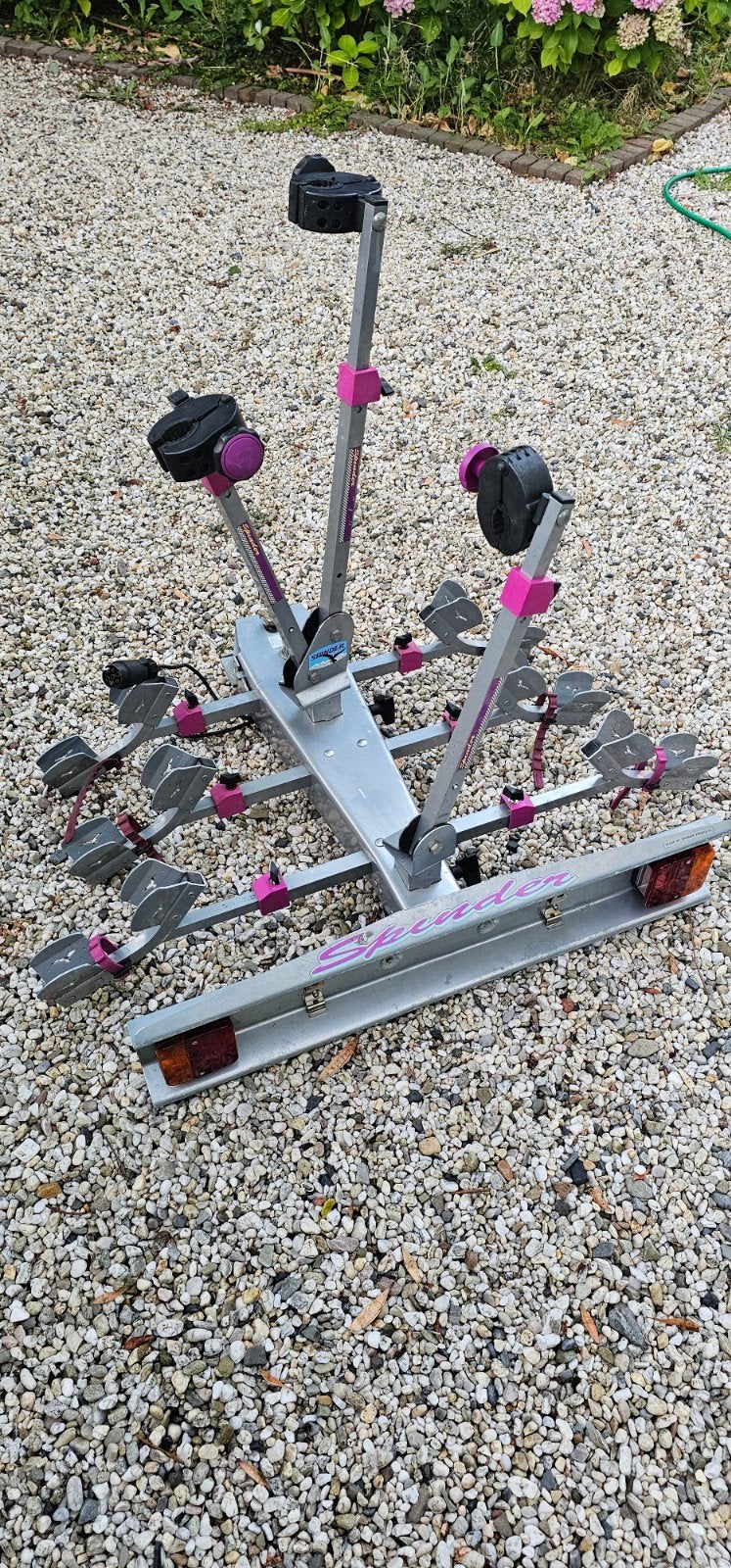 Spinder Condor fietsendrager voor 3 fietsen, Auto diversen, Ophalen of Verzenden, Gebruikt, Trekhaakdrager