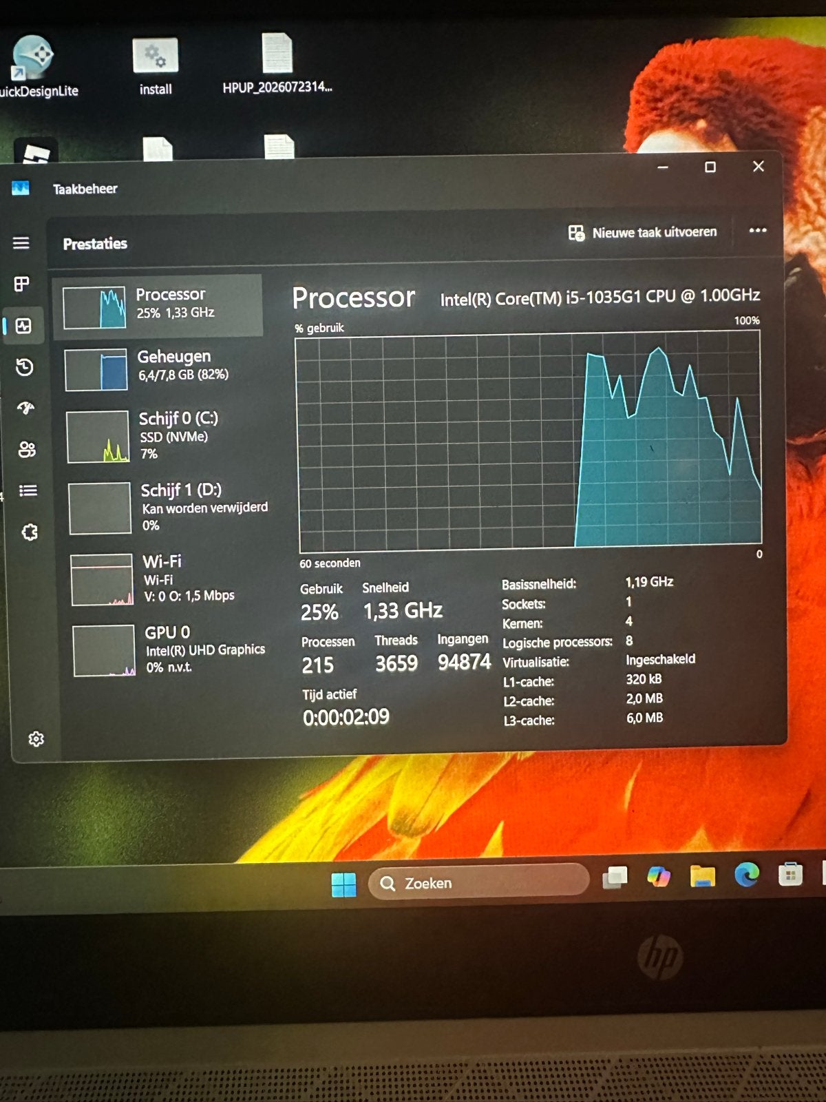 HP Pavilion 15 - Intel Core i5 - 8GB RAM - 256GB SSD, Computers en Software, Windows Laptops, Met videokaart, 2 tot 3 Ghz, 8 GB
