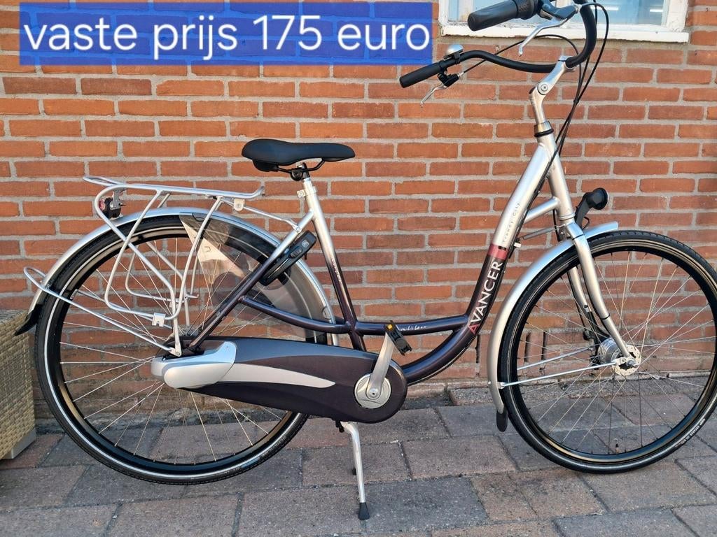 Te koop super mooie moederfiets, 2 zitjes, 53 tot 56 cm, Versnellingen, Zo goed als nieuw