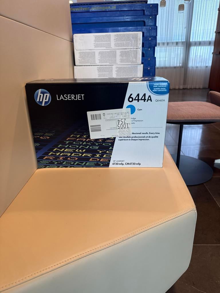 Nieuwe HP LaserJet 644A Cyan toner cartridge, Ophalen of Verzenden, Nieuw, Toner, HP