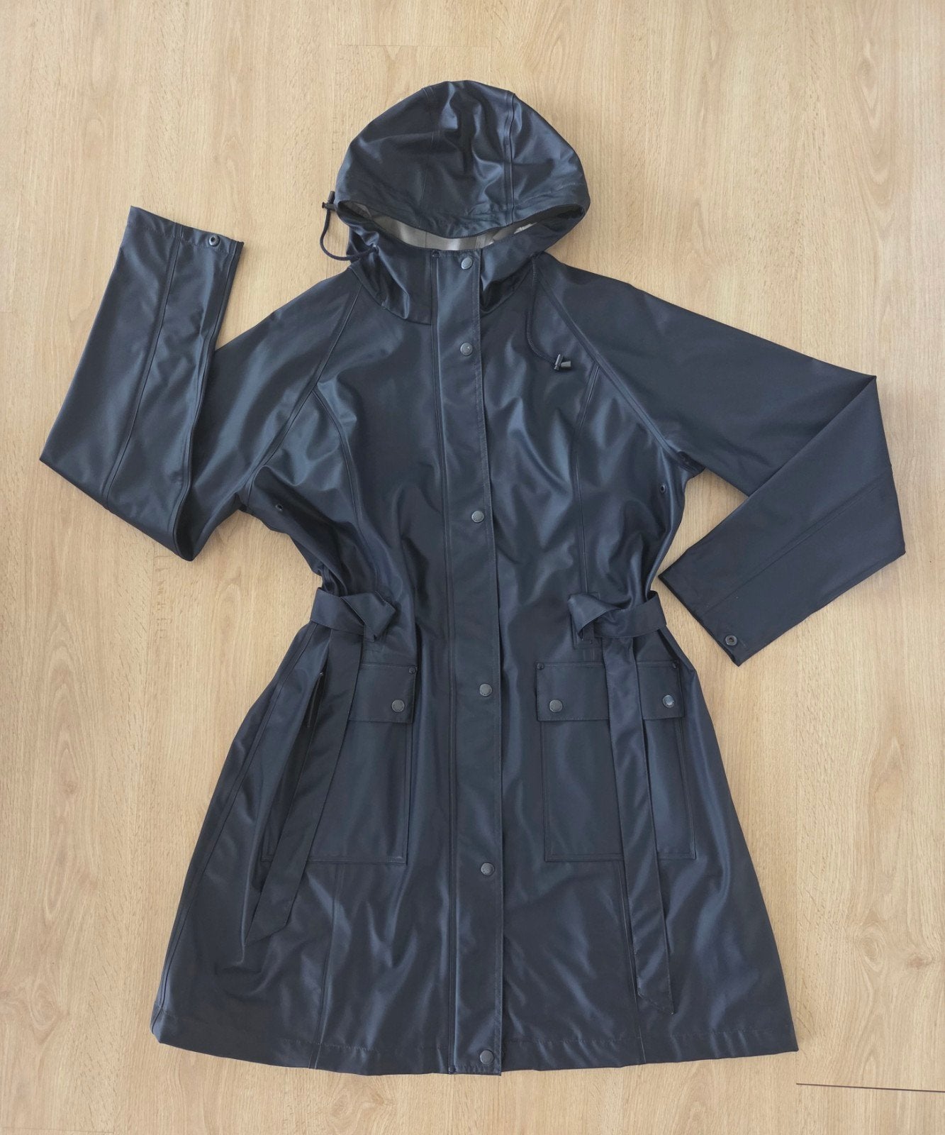 Ilse Jacobsen Indigo Regenjas Rain70  Mt 44, Blauw, Maat 42/44 (L), Nieuw, Ophalen of Verzenden