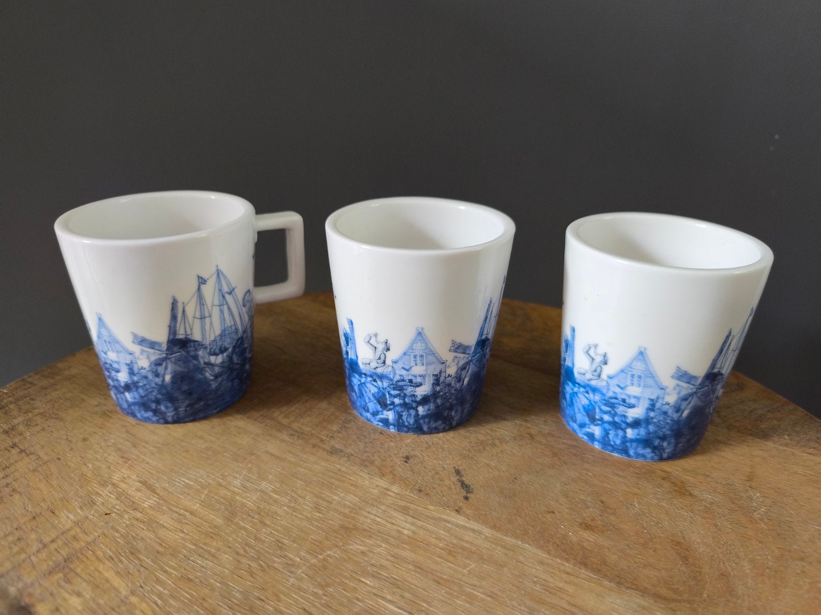 Piet Hein Eek voor Douwe Egberts Delfts blauw mokken, Ophalen of Verzenden