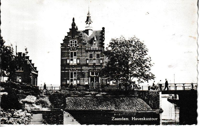 ZAANDAM - HAVENKANTOOR, Ophalen of Verzenden, 1940 tot 1960, Ongelopen, Noord-Holland