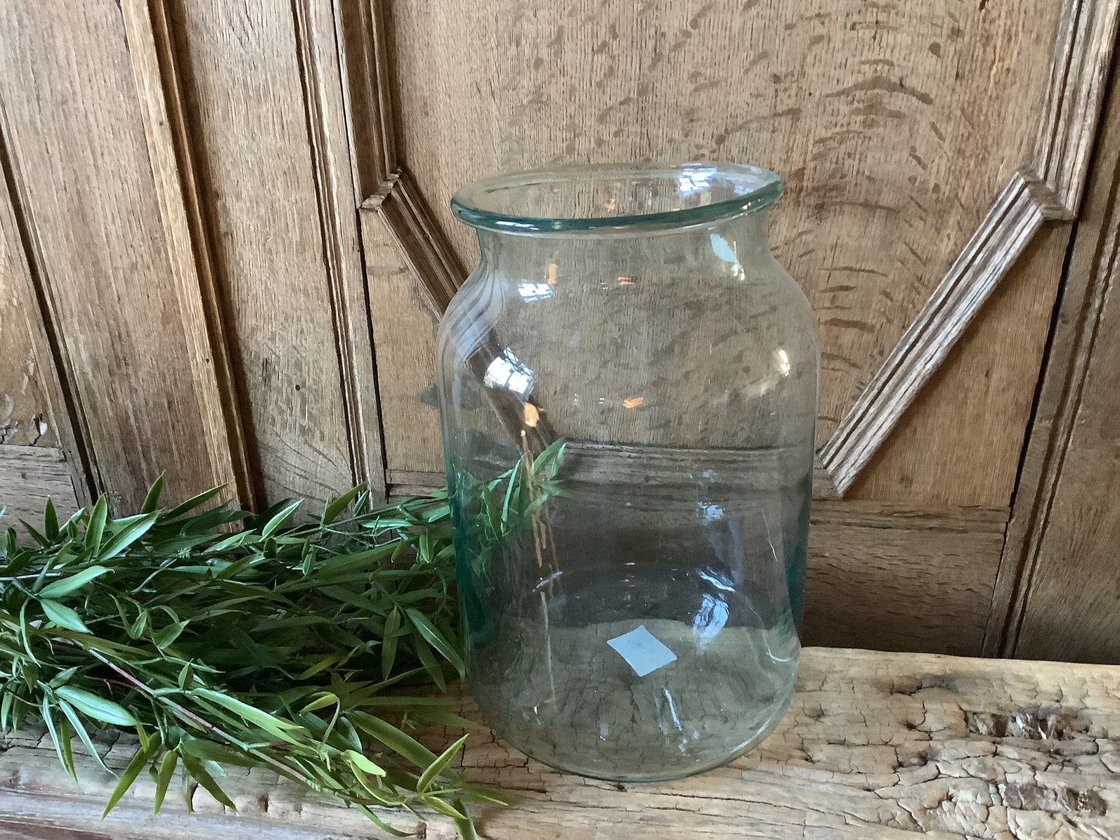 NIEUW grote glazen vaas van gerecycled glas, Ophalen, Nieuw