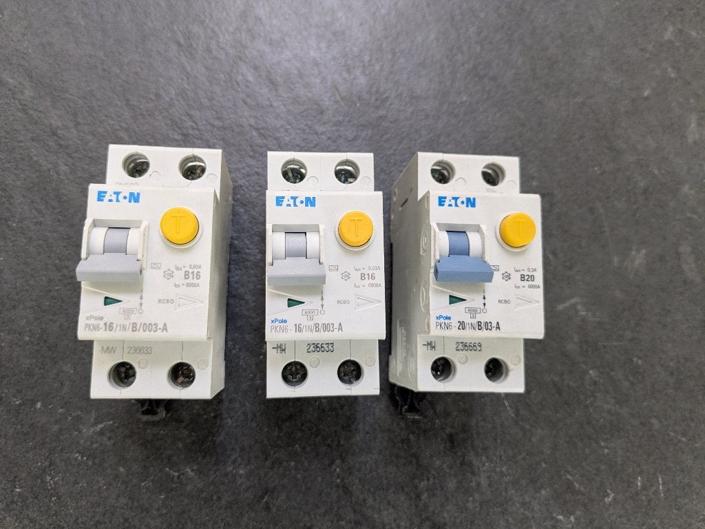 Aardlekautomaat Eaton, Ophalen of Verzenden, Zo goed als nieuw, Eaton, Aardlekautomaat