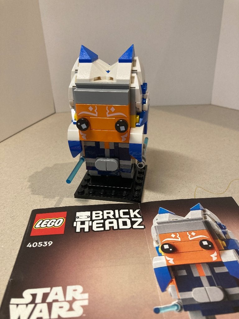 Lego 40539 Ahsoka Tano gebruikt, Kinderen en Baby's, Gebruikt, BrickHeadz, Lego, Inclusief instructies