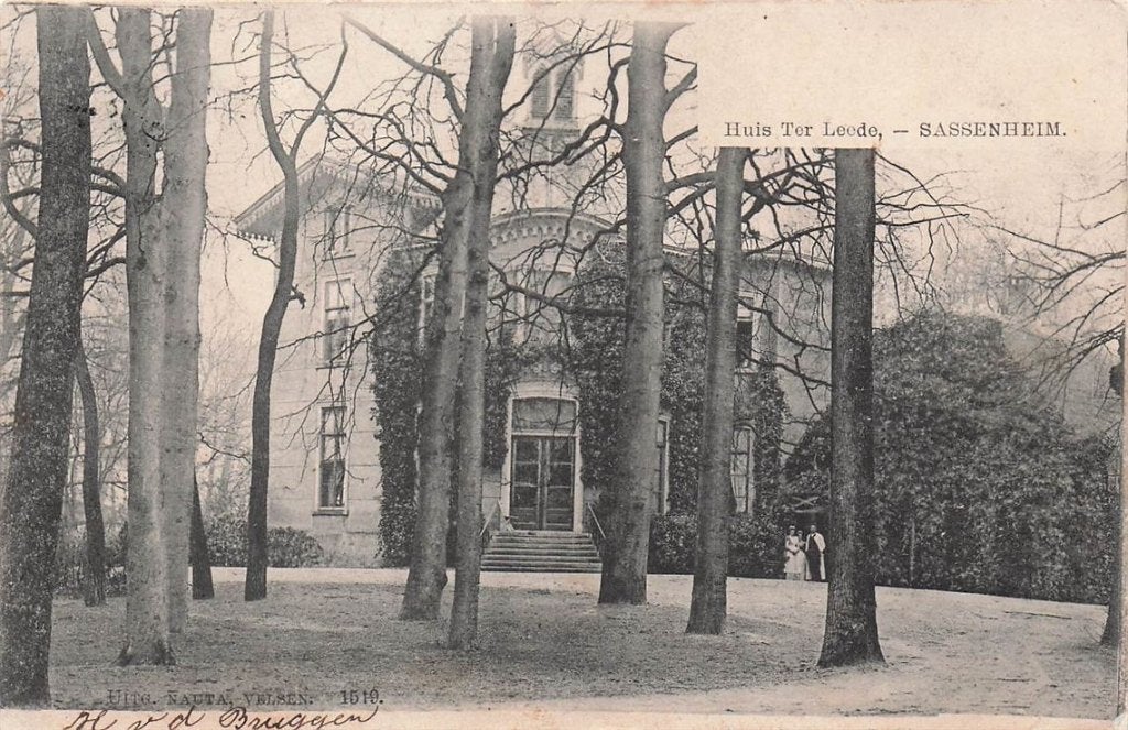703-374-049 Huis Ter Leede Sassenheim, Verzenden, Voor 1920, Zuid-Holland