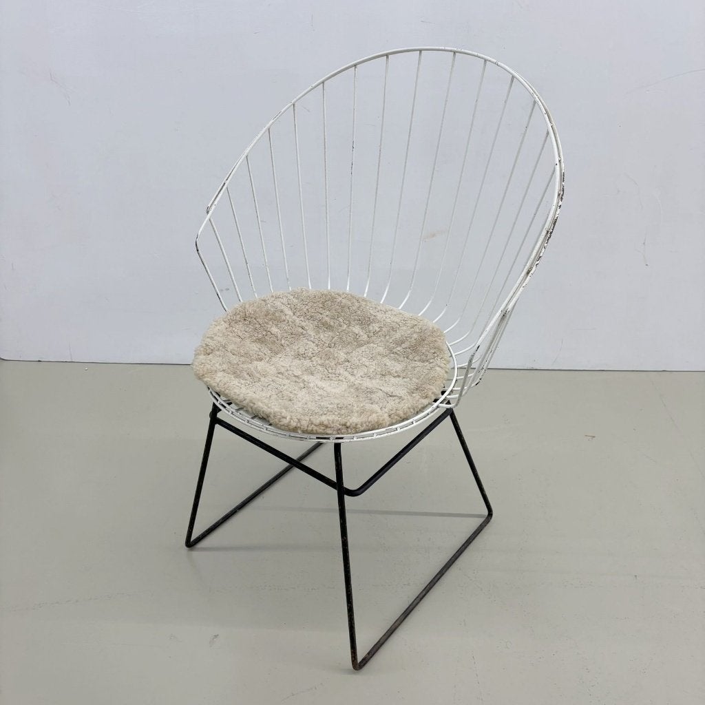 Pastoe of Tomado wire chair, Ophalen, Gebruikt, ., Wit