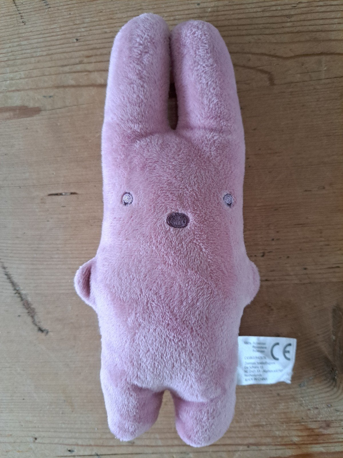 Klein roze konijn knuffel van Zeeman, Kinderen en Baby's, Speelgoed | Knuffels en Pluche, Zo goed als nieuw, Konijn, Roze, Ophalen of Verzenden