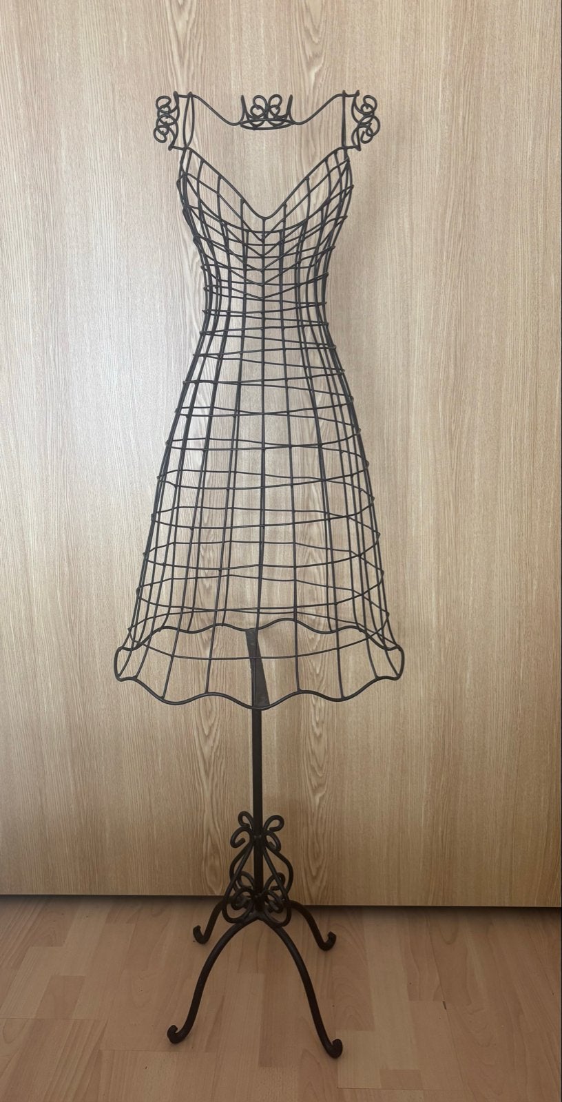 Decoratieve metalen paspop - Zwart, Ophalen, Vintage, Metaal, Gebruikt