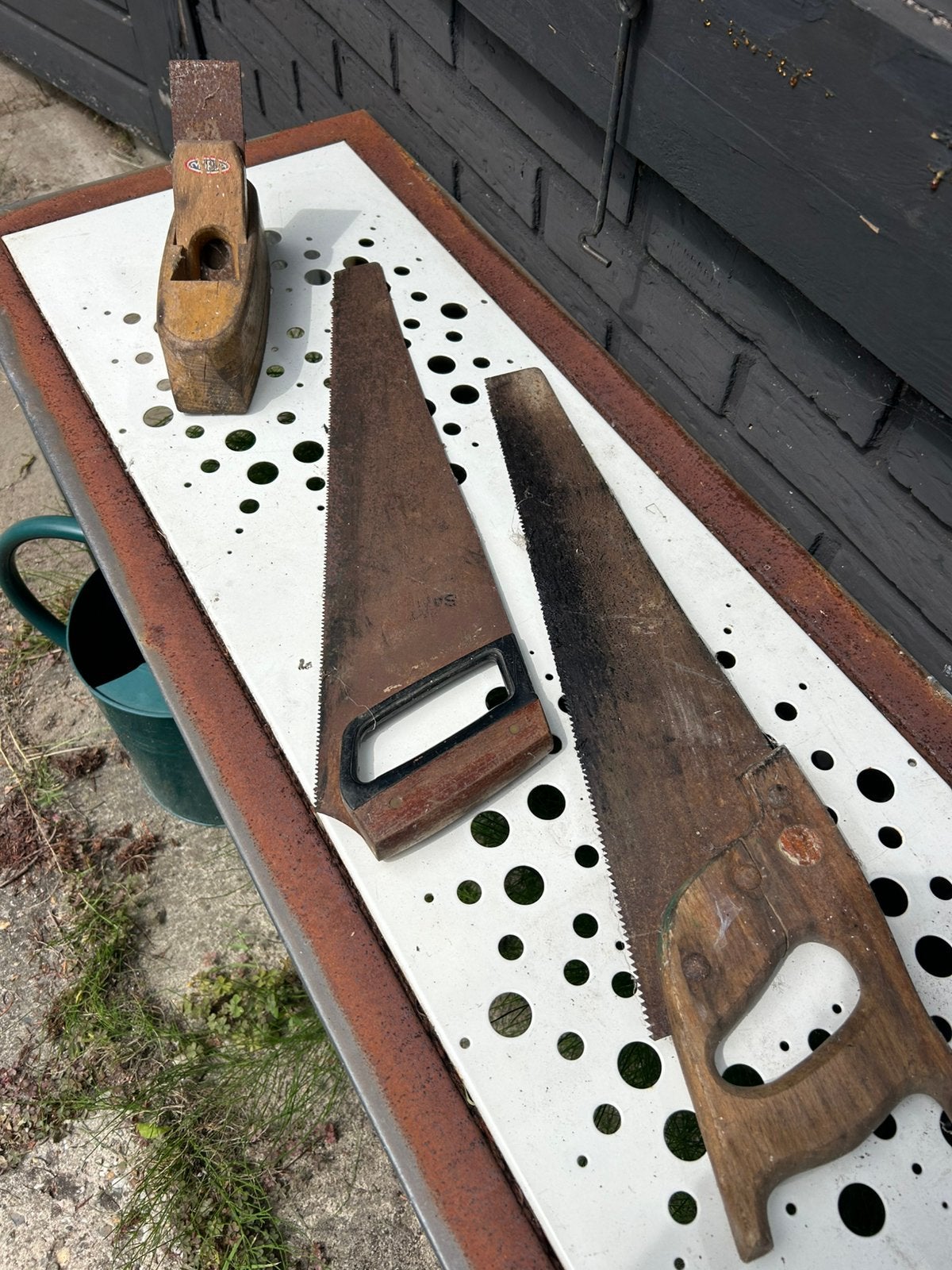 Set antiek gereedschap, Ophalen of Verzenden