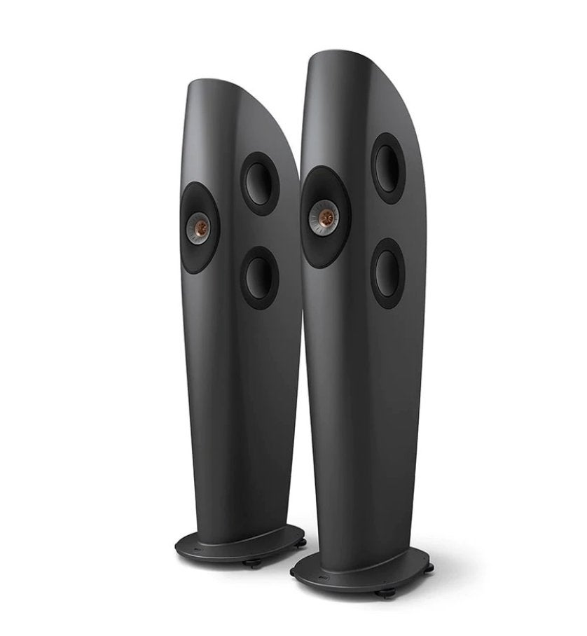 KEF Blade Two Meta Charcoal-Grey Duo-tone driver (Occasion), Ophalen, Vloerstaande luidspreker, Info.nl@kef.com, Zo goed als nieuw