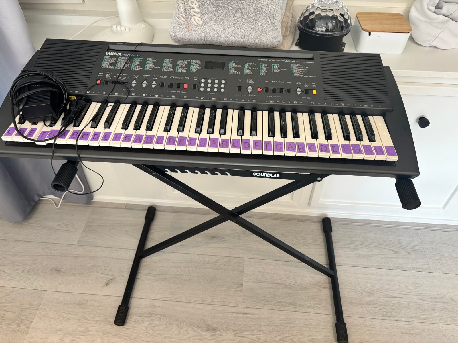 Keybord piano, Muziek en Instrumenten, Yamaha, Ophalen of Verzenden, Met standaard, 61 toetsen