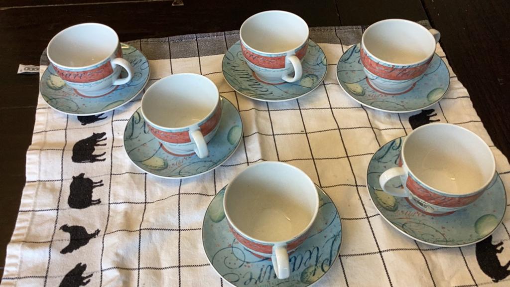 Wedgewood  6x Variations nieuw, Ophalen of Verzenden, Nieuw, Porselein, Kop en/of schotel