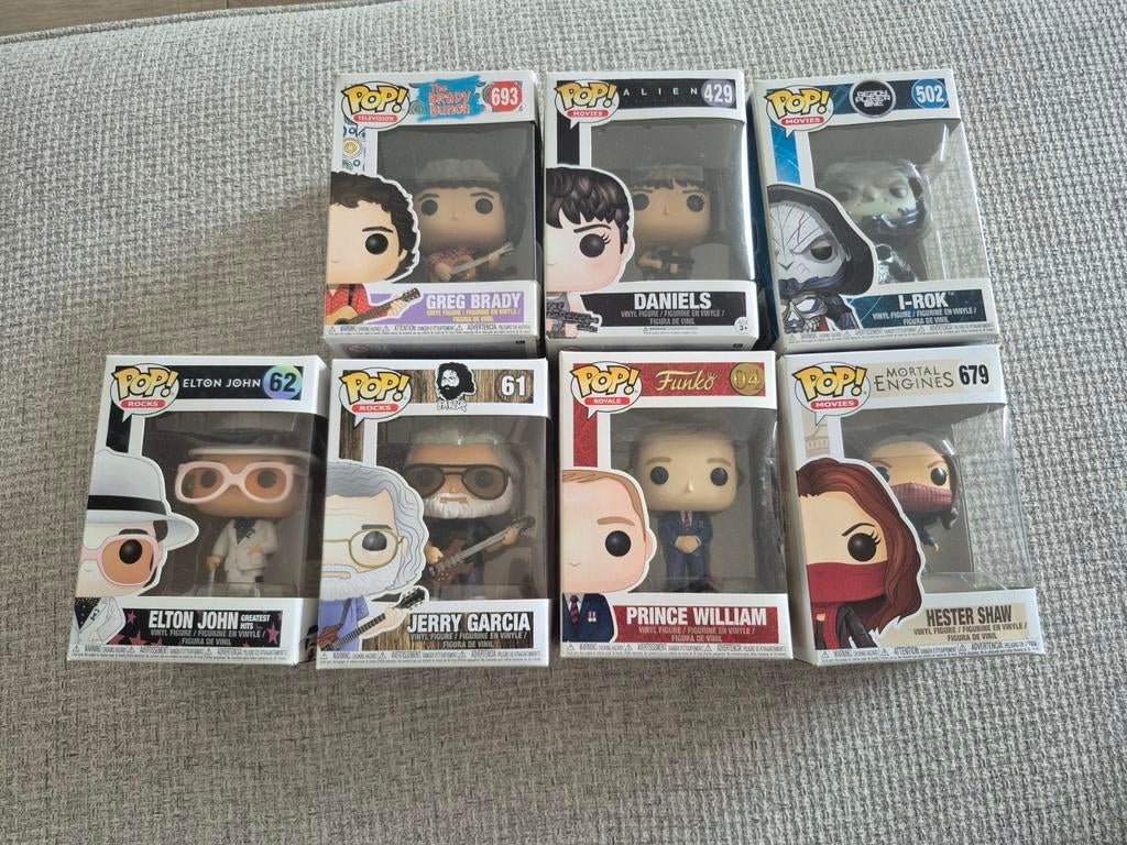 Funko Pop 7 stuks!, Ophalen, Nieuw