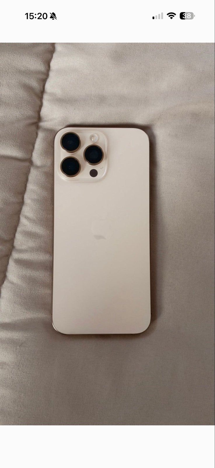 Foto 2 van iPhone 16 Pro Max 256GB Desert - Zo goed als nieuw