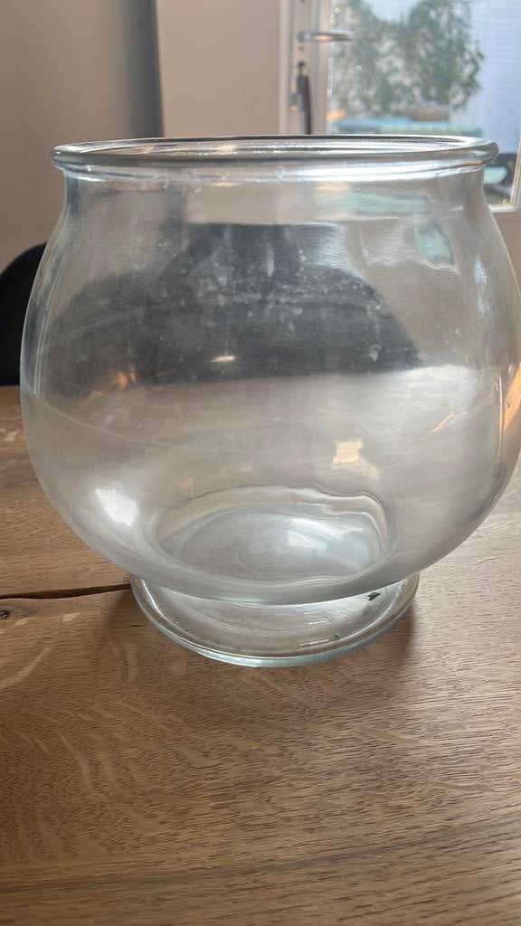 Kleine vissenkom, Ophalen, Zo goed als nieuw, Leeg aquarium