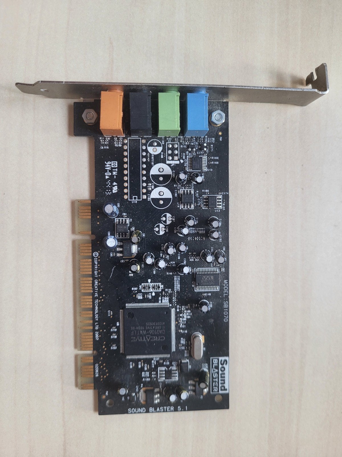 Creative Sound Blaster 5.1 geluidskaart (Model SB1070), Computers en Software, Ophalen of Verzenden, Gebruikt, Intern, Creative Sound Blaster