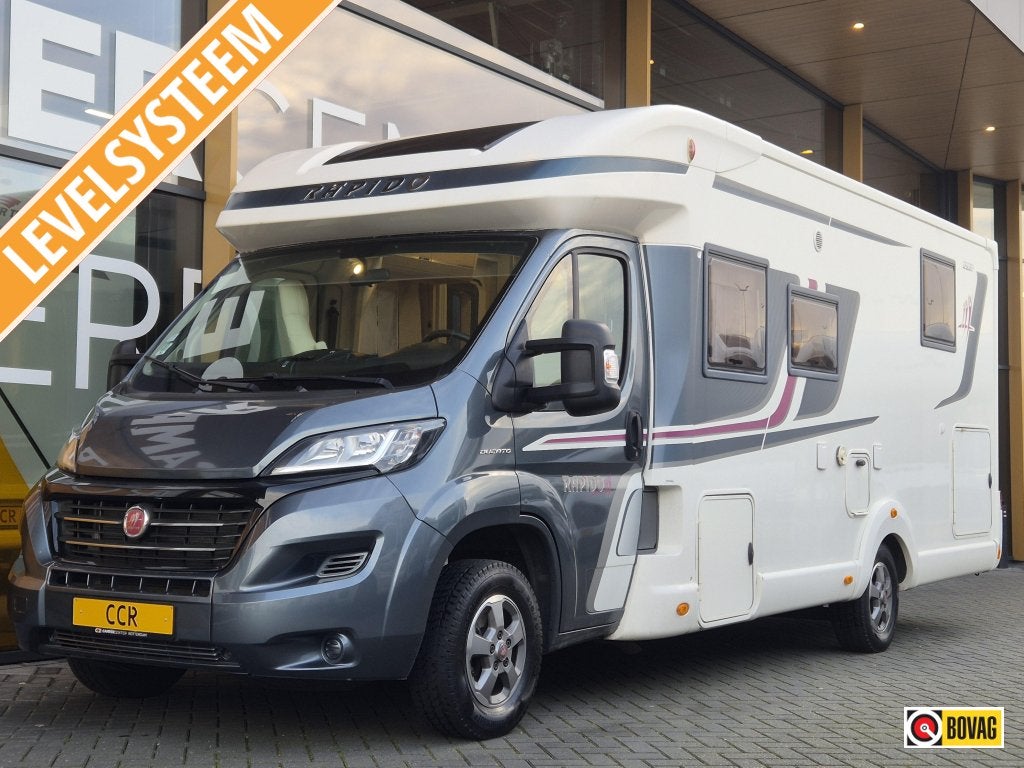 Rapido 696 F Premium E&P Levelsysteem, Caravans en Kamperen, Achteruitrijcamera, Chemisch toilet, Fiat, Boiler