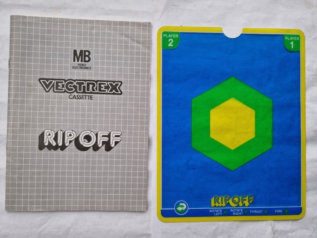 VECTREX RIPP OFF, Gebruikt, 1 speler, Racen en Vliegen, Ophalen of Verzenden