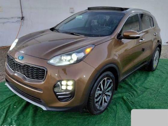Kia SPORTAGE 2.4i Pano,  .De auto Heeft buitenland kenteken, Auto's, 4 cilinders, Bruin, Leder, Particulier