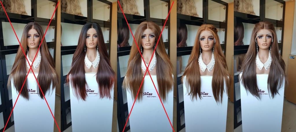 Basic Lace Pruiken - Pruik - Wig - Haar - Lace -, Ophalen of Verzenden, Nieuw, Pruik of Haarverlenging