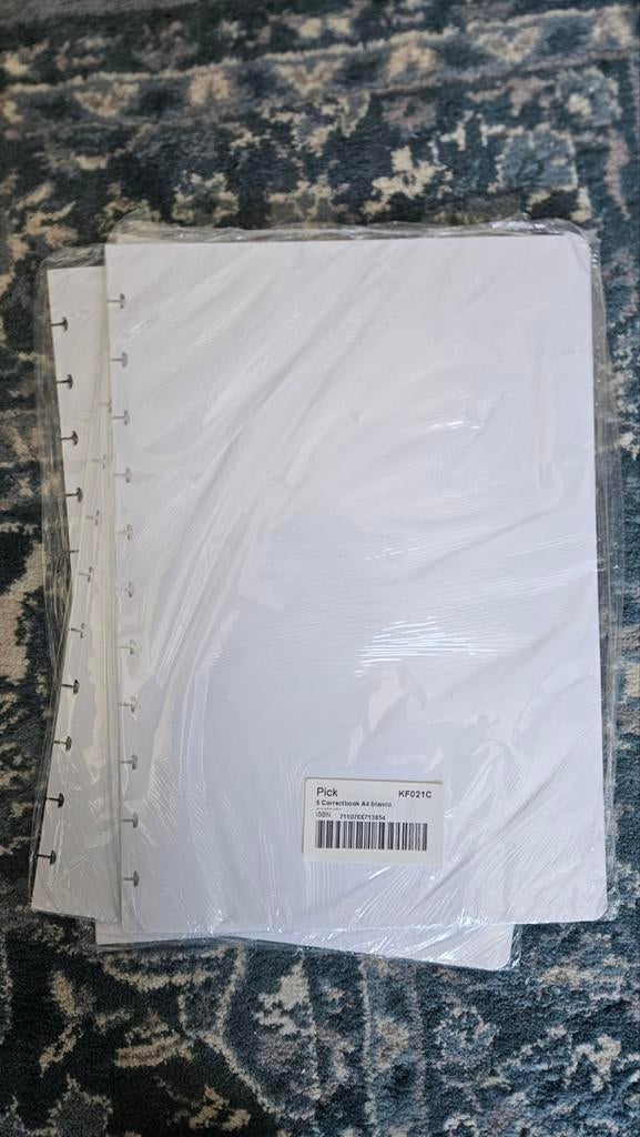 Correctbook A4 blanco navulling, Ophalen of Verzenden, Nieuw