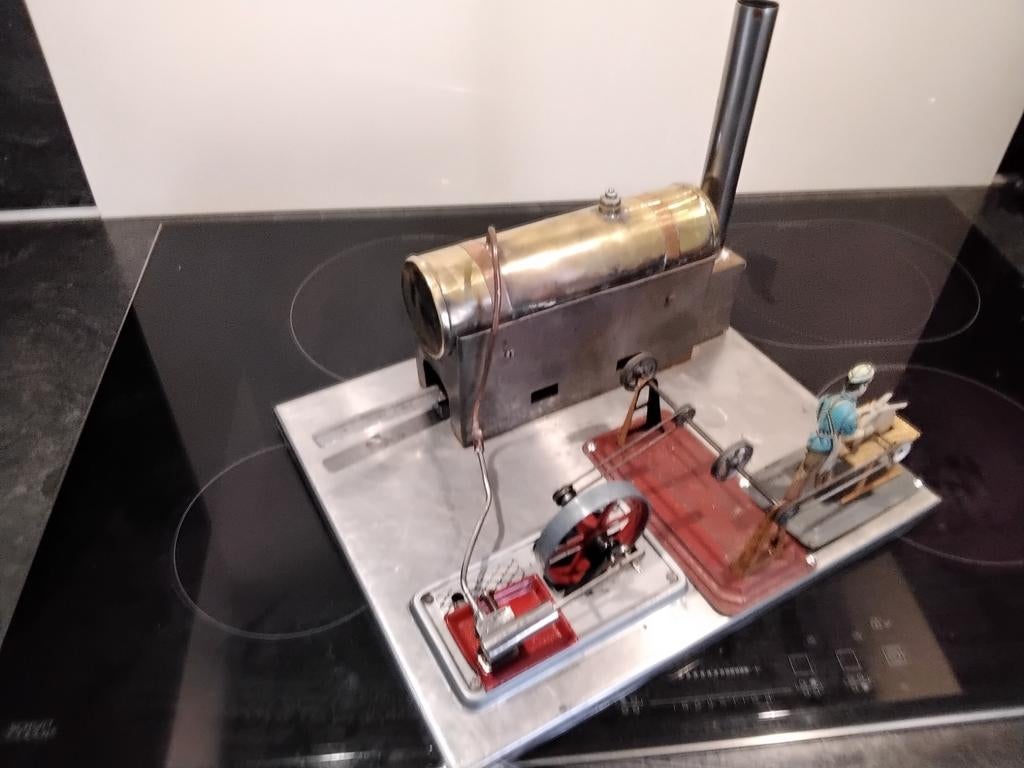 Stoommachine  eigenbouw, Hobby en Vrije tijd, Ophalen of Verzenden, Zo goed als nieuw, Groter dan 1:32