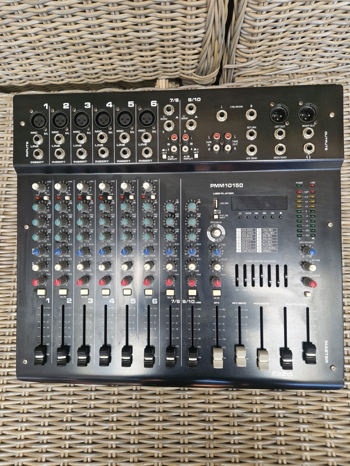 powermixer  2x400 watt, Ophalen, Zo goed als nieuw