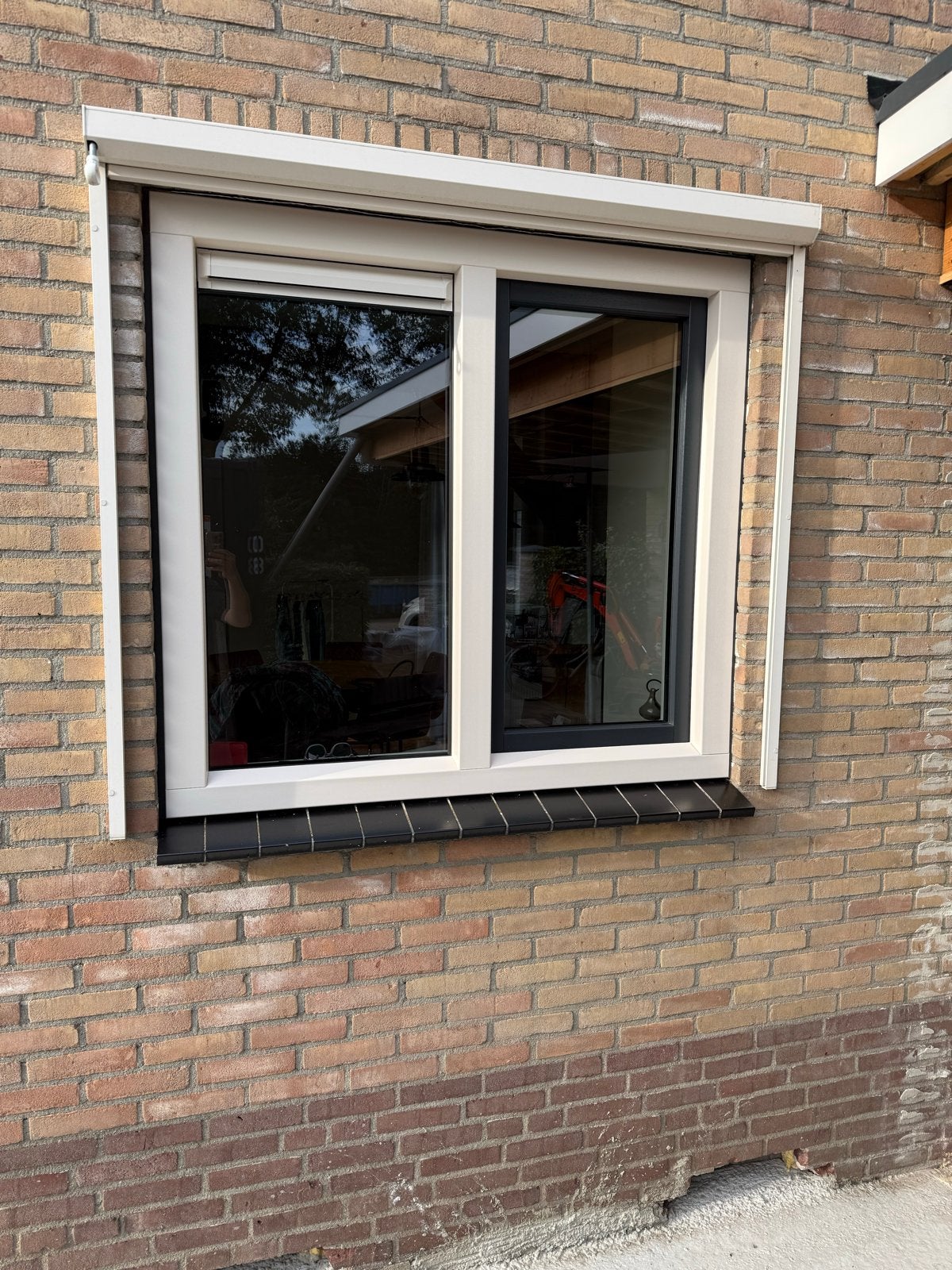 Handbediende Screen 158x140 cm, Gebruikt, Ophalen of Verzenden, Minder dan 250 cm, 150 tot 300 cm