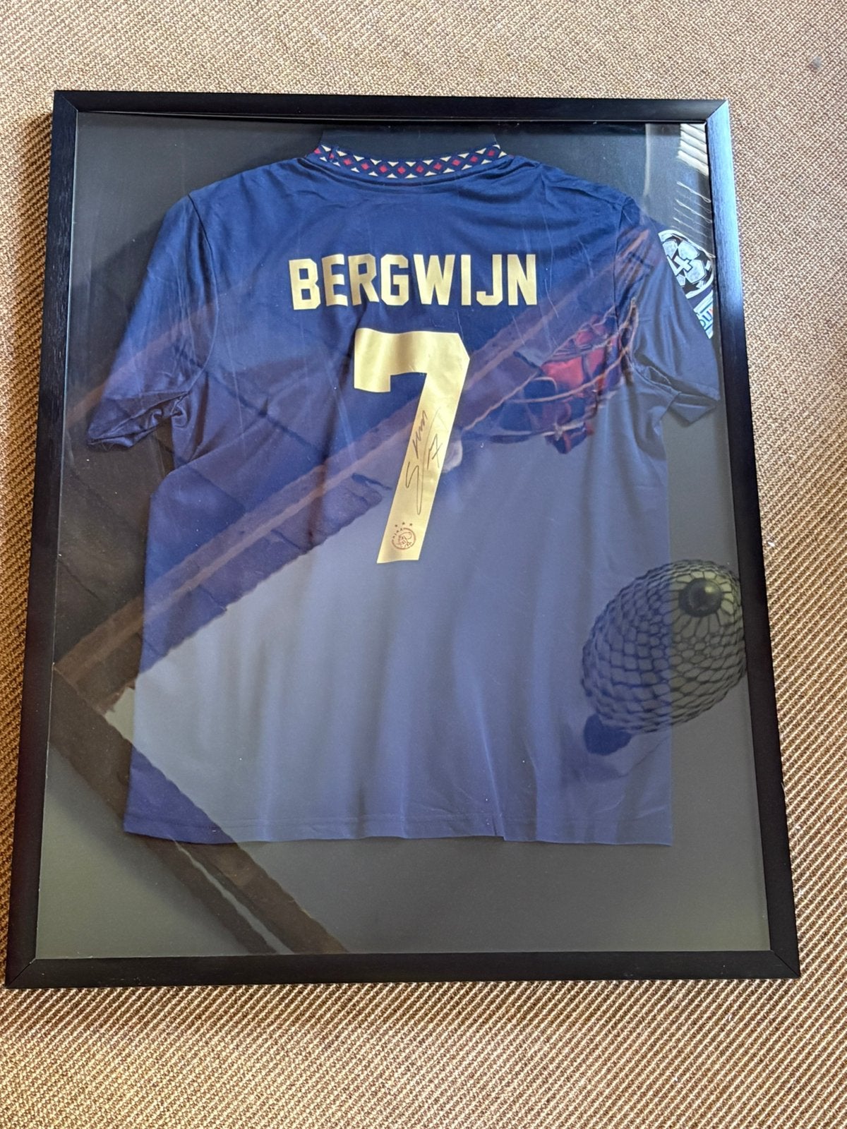 Matchworn shirt steven bergwijn ajax, Ophalen of Verzenden, Zo goed als nieuw, Ajax, Shirt