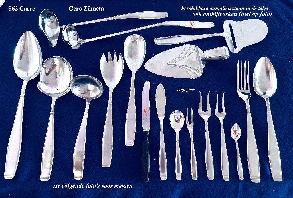 Bieden op 52 delen 1 koop ÓF p/s Carre 562 Gero Zilmeta, Antiek en Kunst, Ophalen