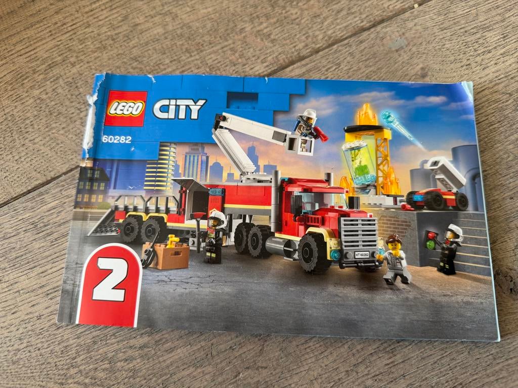 Lego City Brandweerwagen 60282, Lego, Overige typen, Ophalen of Verzenden, Inclusief instructies
