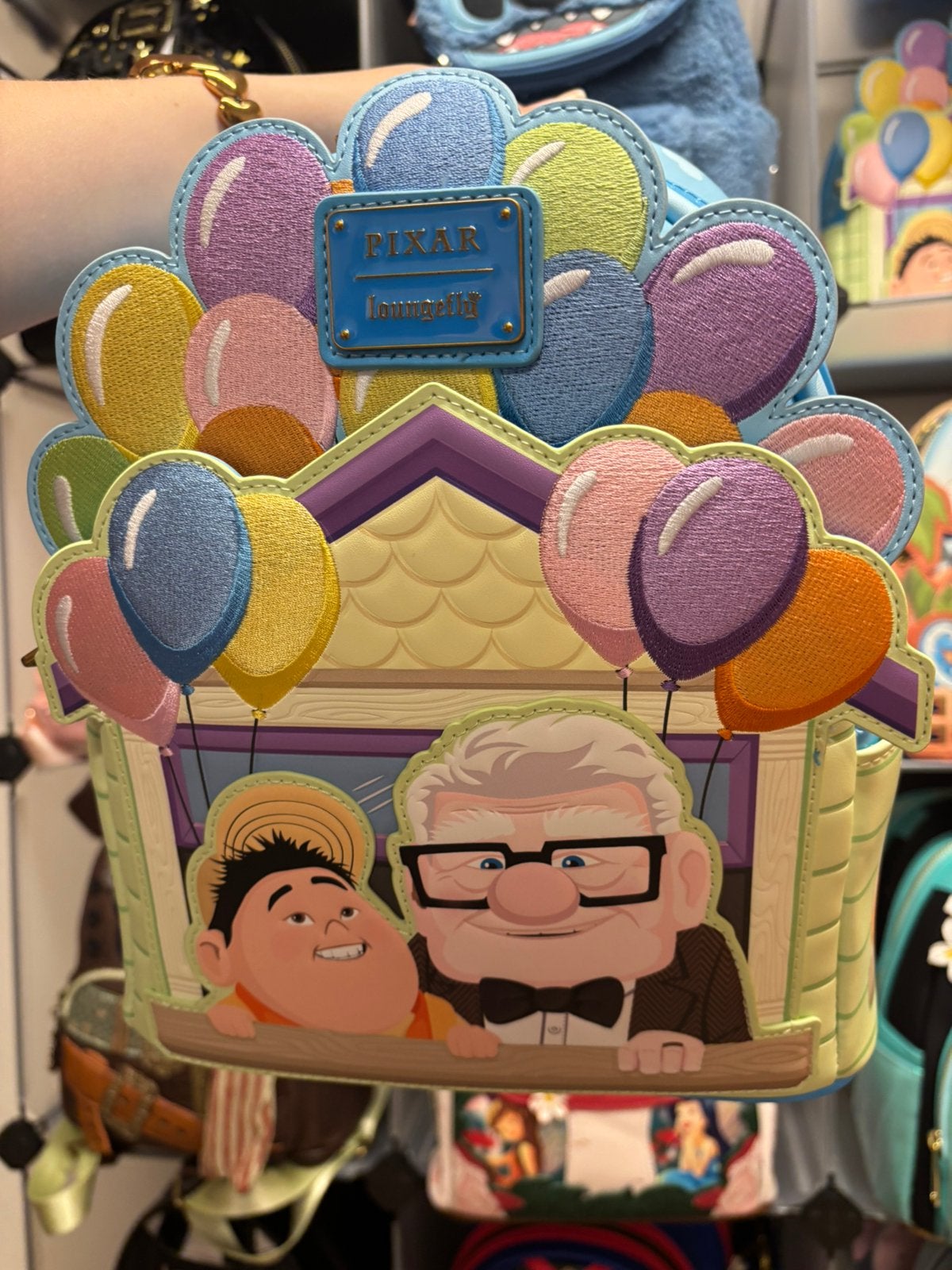 Disney pixar loungefly up mini backpack, Ophalen of Verzenden, Overige figuren, Nieuw, Tas, Koffer of Zak