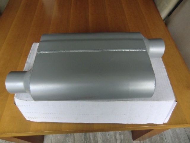 Uitlaatdemper welded 2,5 inch (flowmaster style ), Ophalen